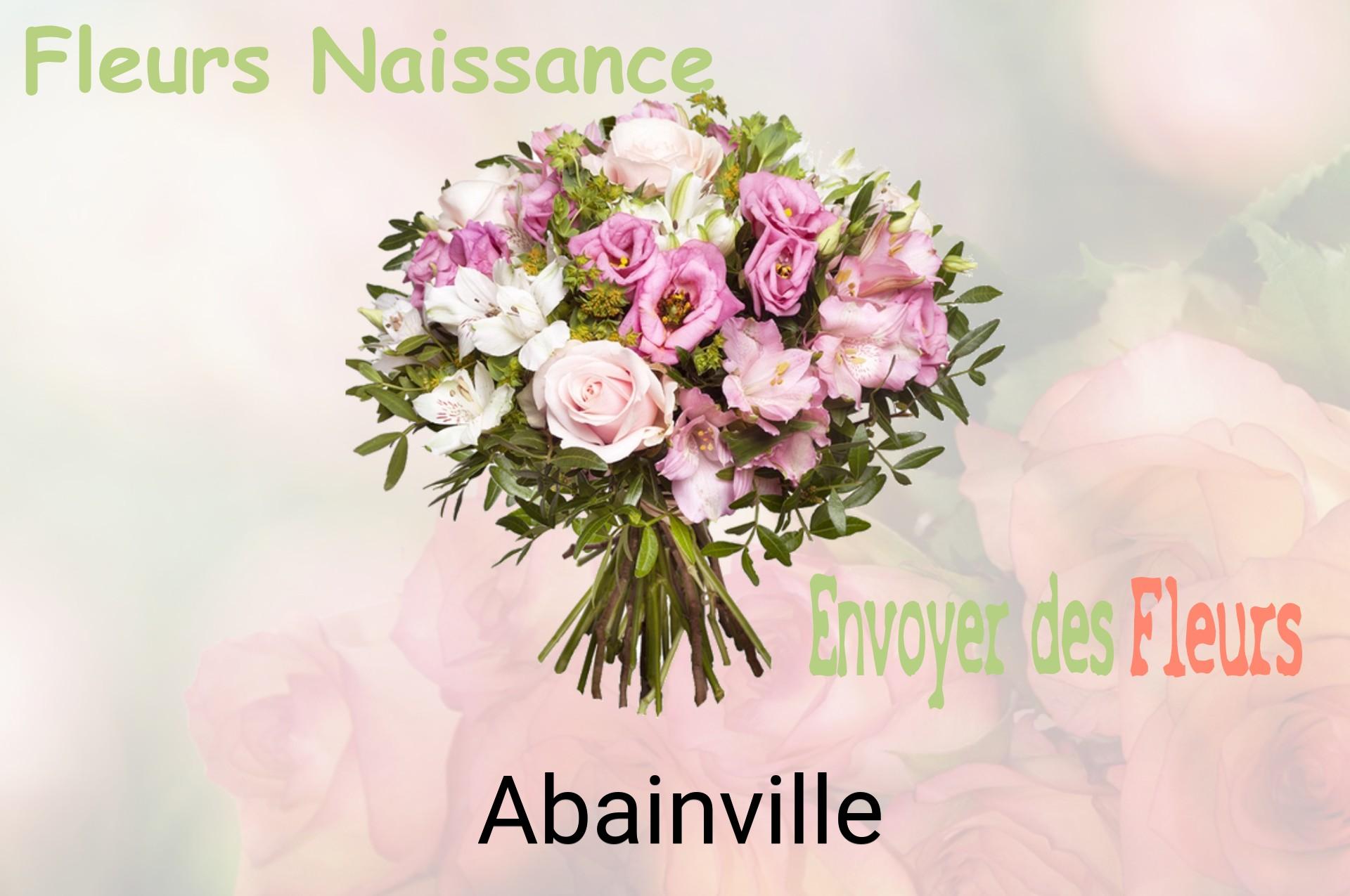 Bouquet de fleurs de naissance livré à Abainville